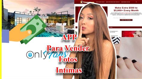 app para vender fotos sexis|Vende Fotos Íntimas y Gana Dinero 